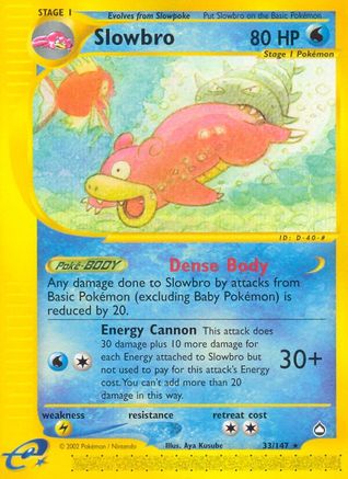 Slowbro 33/147 - Reverse Holofoil