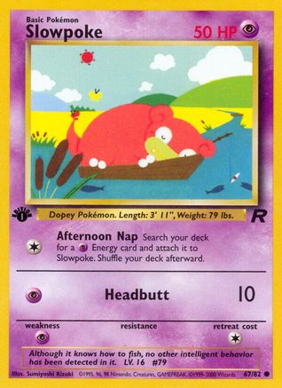 Slowpoke 67/82 - 1st Edition