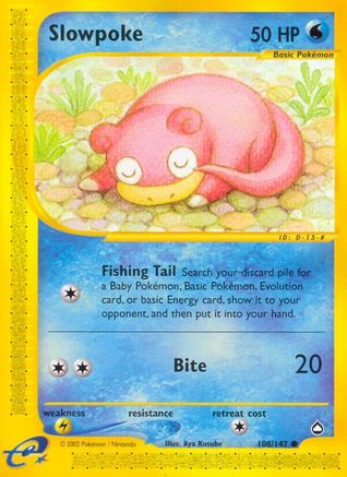 Slowpoke 108/147 - Reverse Holofoil