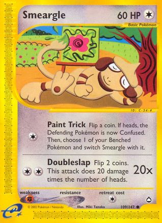 Smeargle 109/147 - Reverse Holofoil