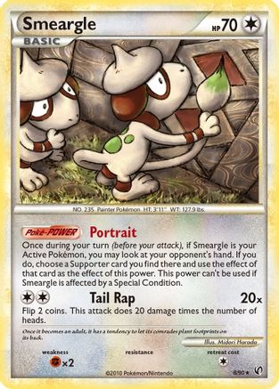 Smeargle 8/90 - Holofoil