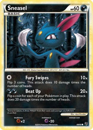 Sneasel 68/90 - Reverse Holofoil