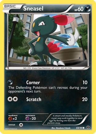 Sneasel 69/99 - Reverse Holofoil