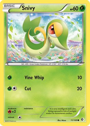 Snivy 11/149 - Reverse Holofoil