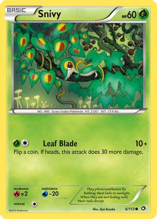 Snivy 6/113 - Reverse Holofoil