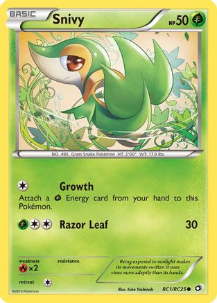 Snivy RC1/113 - Holofoil