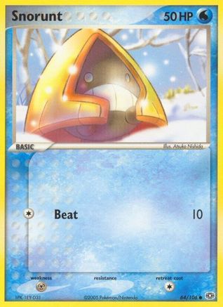 Snorunt 64/106 -