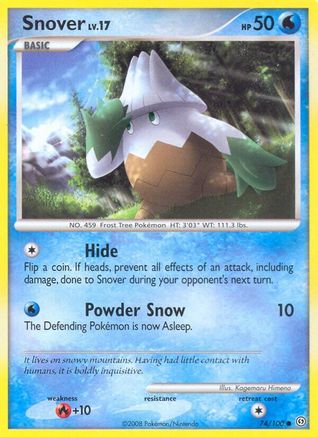 Snover 74/100 - Reverse Holofoil