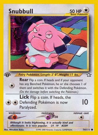 Snubbull 74/111 - 1st Edition