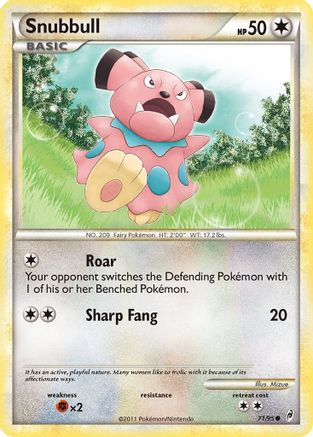 Snubbull 71/95 - Reverse Holofoil