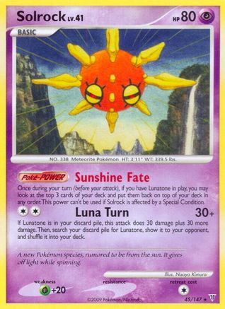 Solrock 45/147 - Reverse Holofoil