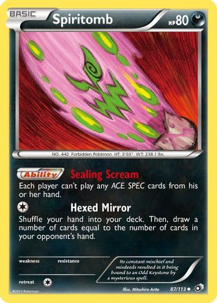 Spiritomb 87/113 - Reverse Holofoil