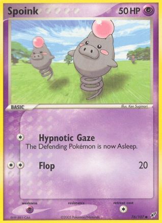 Spoink 76/107 - Reverse Holofoil