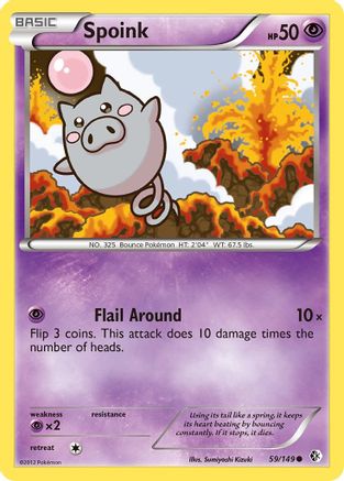 Spoink 59/149 - Reverse Holofoil