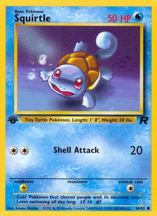 Squirtle 68/82 - 1st Edition