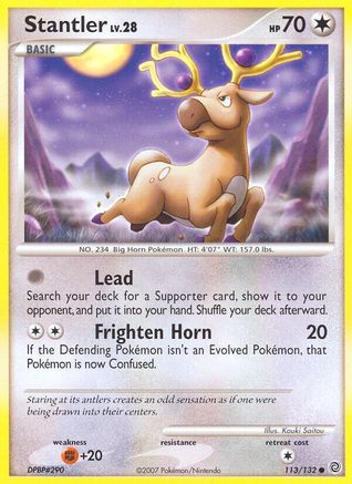 Stantler 113/132 - Reverse Holofoil