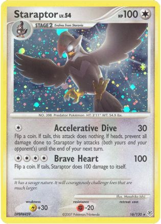 Staraptor 16/130 - Reverse Holofoil