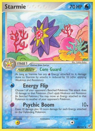 Starmie 48/107 - Reverse Holofoil