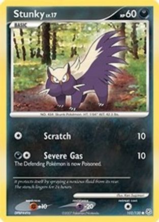 Stunky 102/130 - Reverse Holofoil