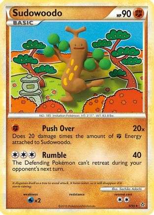 Sudowoodo 9/95 - Reverse Holofoil