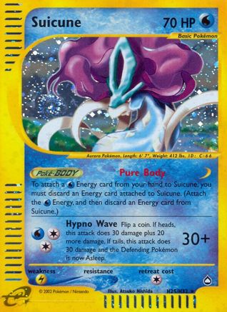 Suicune (H25) H25/147 - Holofoil