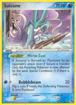 Suicune 4/17 - Holofoil