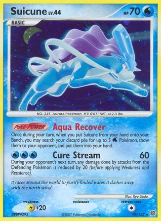 Suicune 19/132 - Holofoil