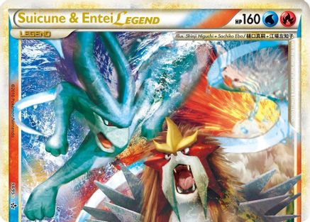 Suicune & Entei Legend (Top) 94/95 - Holofoil