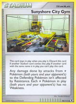 Sunyshore City Gym 94/111 - Reverse Holofoil