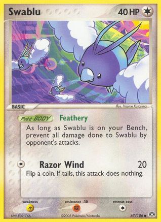 Swablu 67/106 - Reverse Holofoil