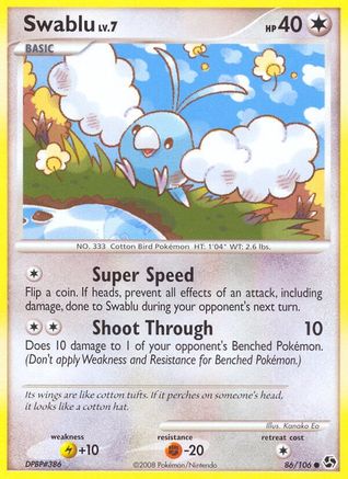 Swablu 86/106 - Reverse Holofoil