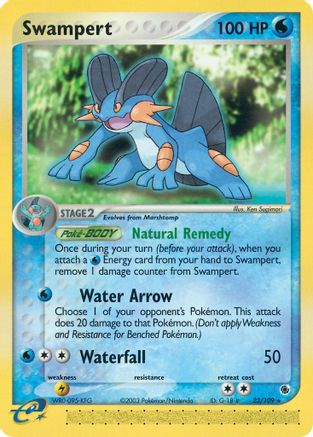 Swampert - 23/109 23/109 - Reverse Holofoil