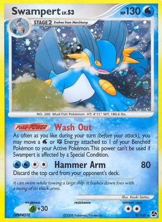 Swampert 9/106 - Reverse Holofoil