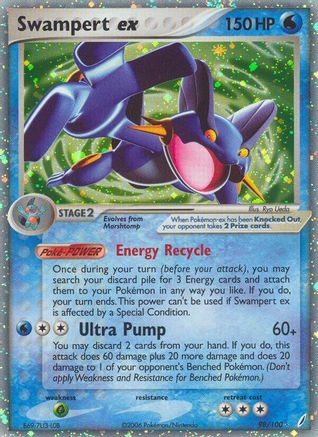 Swampert ex 98/100 - Holofoil