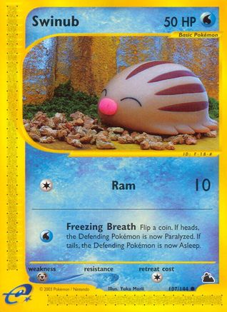 Swinub (107) 107/144 - Reverse Holofoil