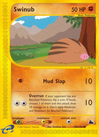 Swinub (108) 108/144 - Reverse Holofoil