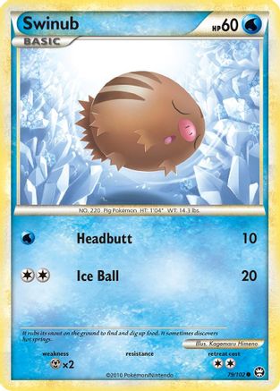 Swinub 79/102 - Reverse Holofoil