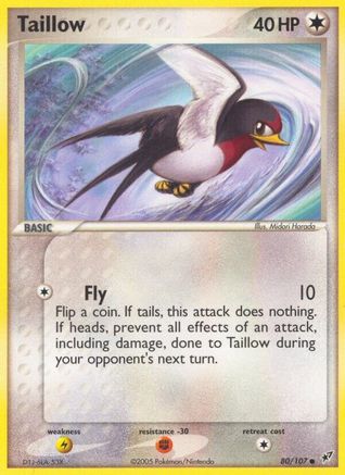 Taillow 80/107 - Reverse Holofoil