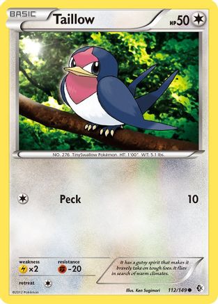 Taillow 112/149 - Reverse Holofoil