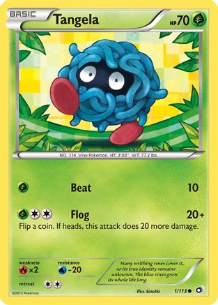 Tangela 1/113 - Reverse Holofoil