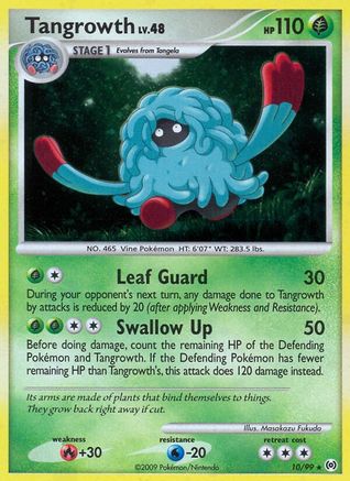 Tangrowth 10/99 - Reverse Holofoil