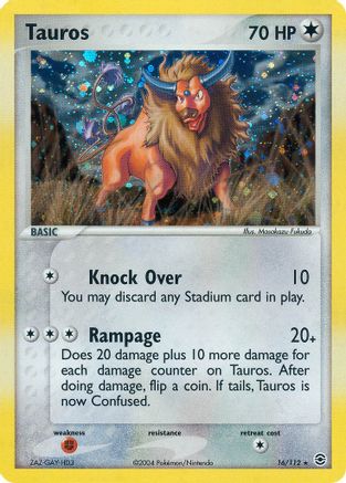 Tauros 16/112 - Holofoil