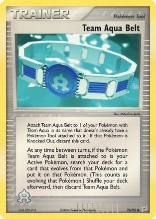 Team Aqua Belt 76/95 - Reverse Holofoil