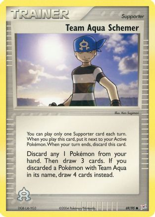 Team Aqua Schemer 69/95 - Reverse Holofoil