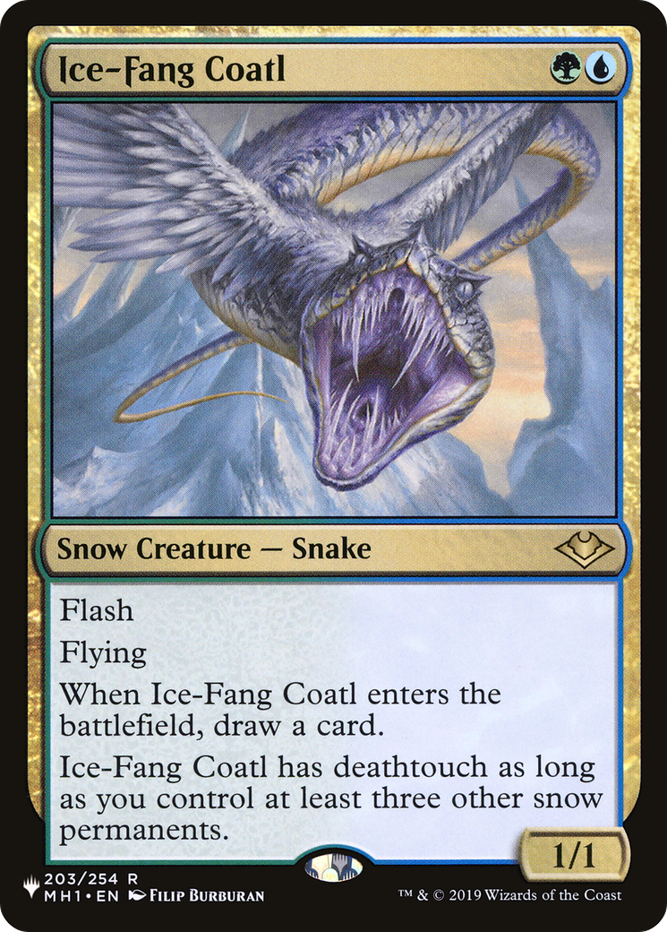 Ice-Fang Coatl (LIST-MH1-203) -