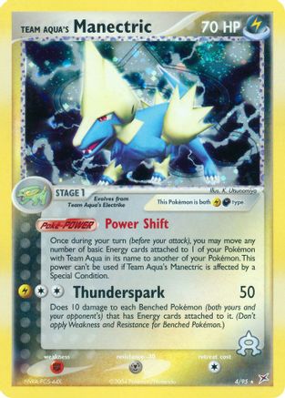 Team Aqua's Manectric - 4/95 4/95 - Reverse Holofoil