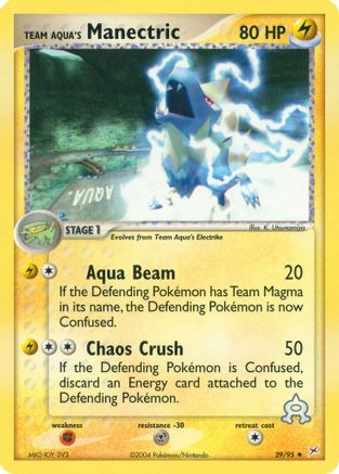 Team Aqua's Manectric - 29/95 29/95 - Reverse Holofoil