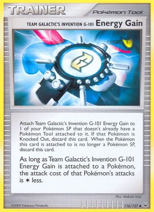 Team Galactic's Invention G-101 Energy Gain 116/127 -