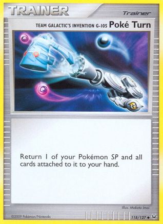 Team Galactic's Invention G-105 Poke Turn 118/127 -