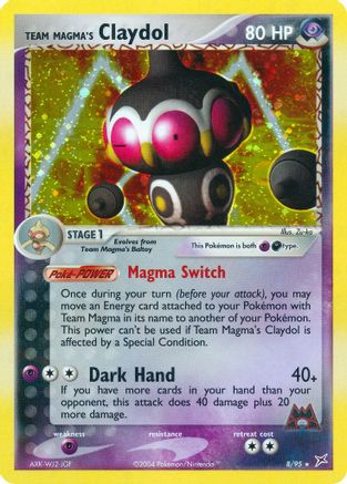 Team Magma's Claydol - 8/95 8/95 - Reverse Holofoil